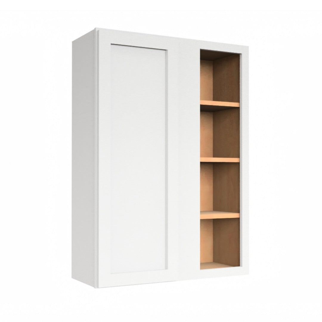 Clearance White Shaker Wall Blind Corner Cabinet 42" Tall