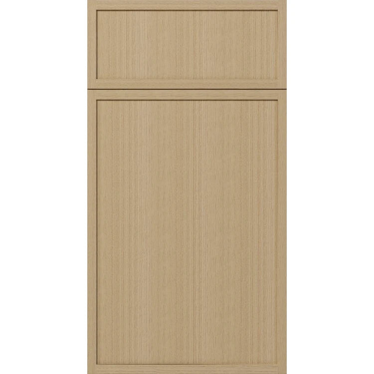 White Oak Slim Shaker Sample Door