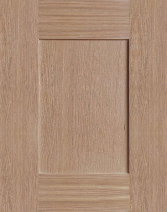 White Rift Oak Vanity Mirror