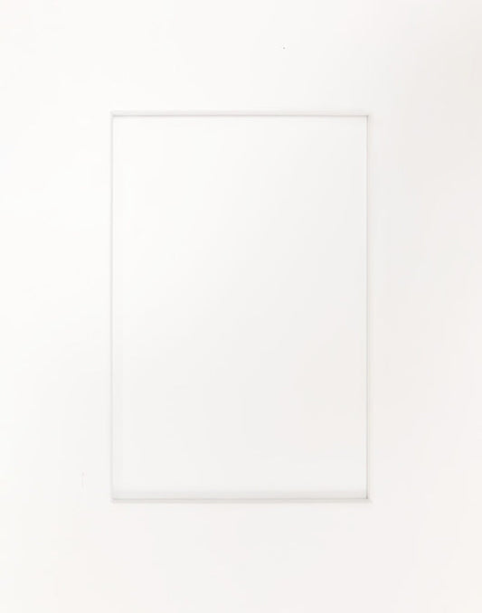 White Shaker Vanity Knee Drawer