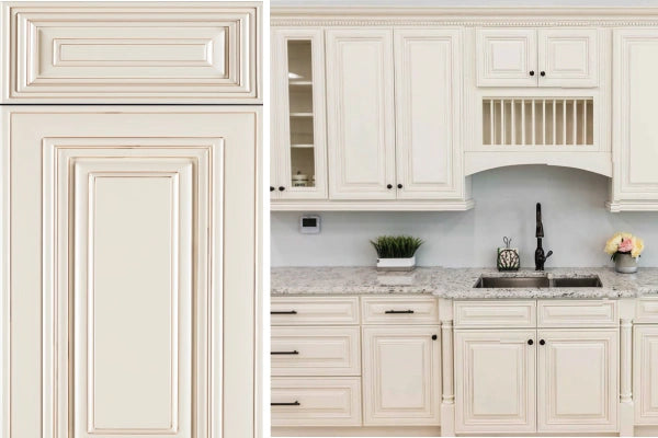 Charleston White Arched Valance