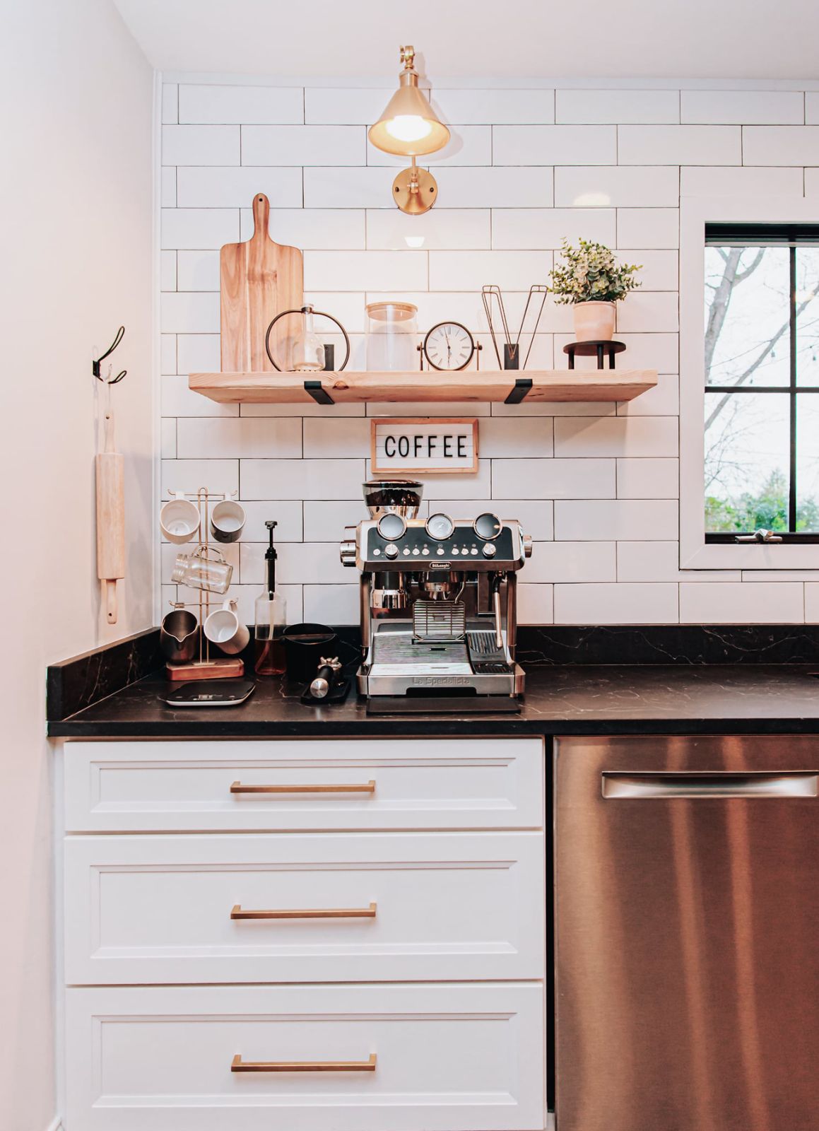 modern beveled white shaker cabinets