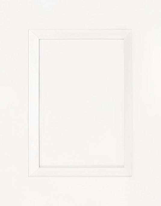 White Double Shaker Vanity Knee Drawer