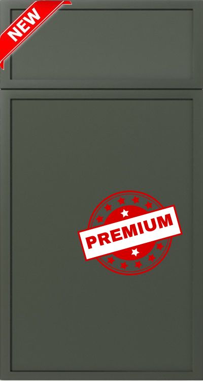 Forest Green Slim Shaker Cabinets