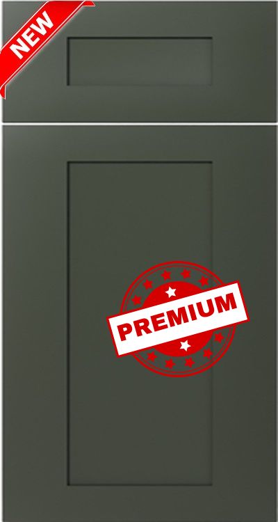 Forest Green Shaker Cabinets