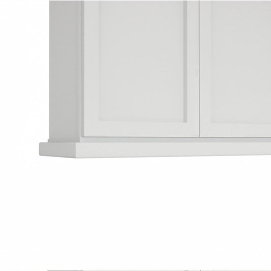 Clearance White Shaker Angle Light Rail Molding