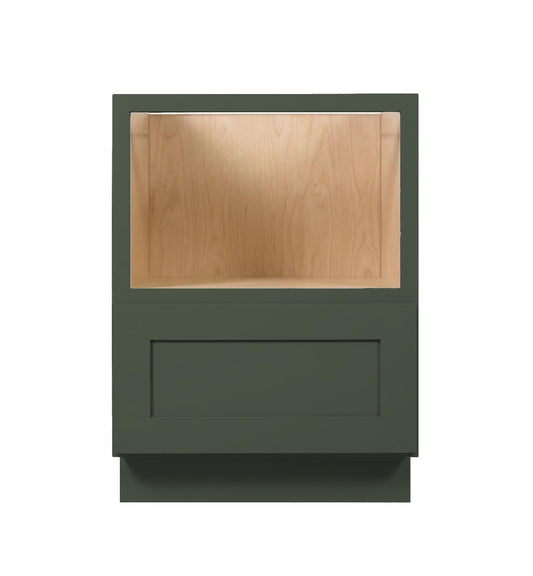 Forest Green Shaker Base Microwave Cabinet 30"-33"