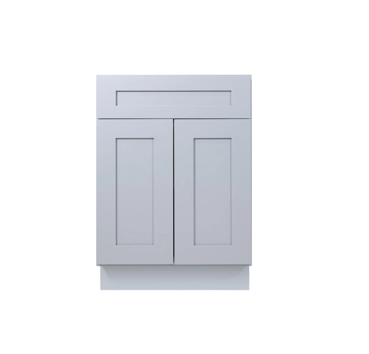Gray Shaker Sink Base cabinets 27" - 42"