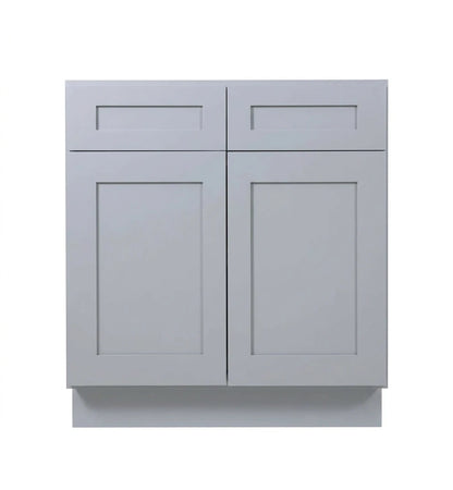 Gray Shaker Sink Base cabinets 27" - 42"