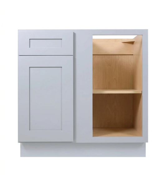 Gray Shaker Base Blind Corner Cabinet