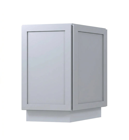 Gray Shaker Base End Cabinet 24"