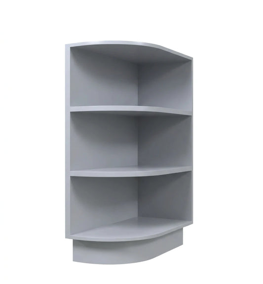 Gray Shaker Base End Shelf Cabinet 12"