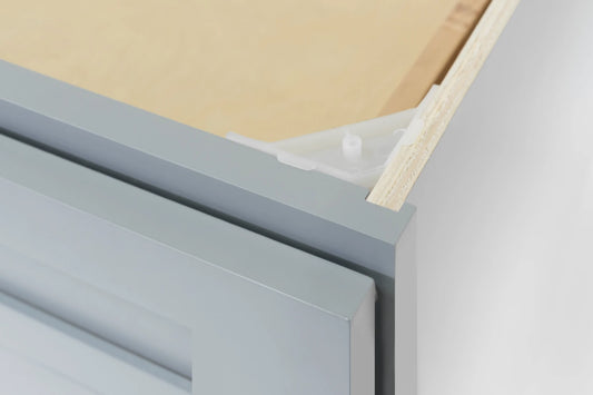 Gray Shaker Base Blind Corner Cabinet