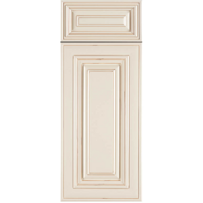 Charleston White Raised Panel Base Cabinets 12" - 21" - One door / One drawer