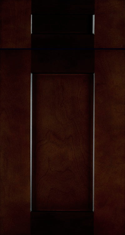 Espresso Shaker Wall Pie Cut Corner Cabinet (Easy Reach)