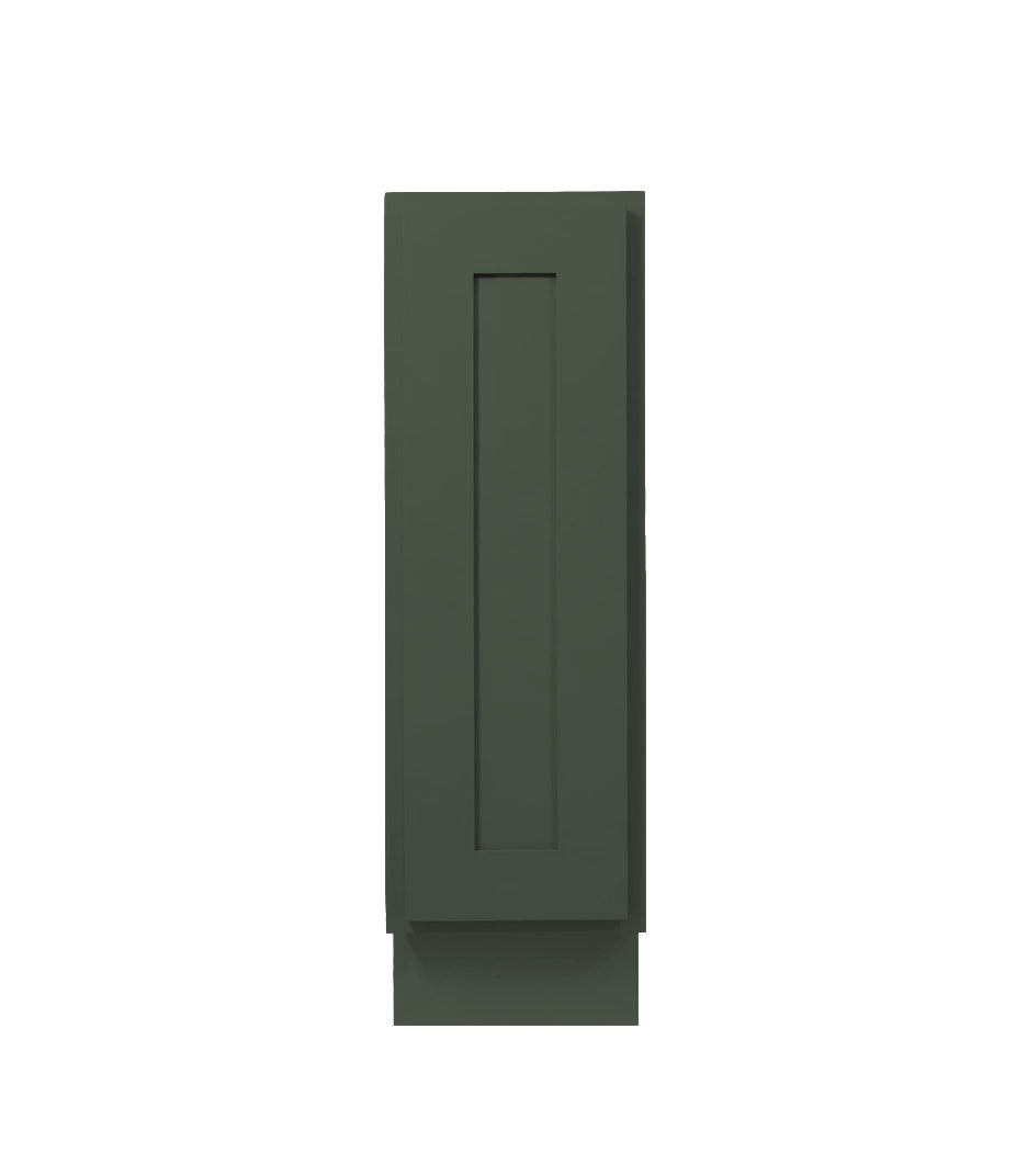 Forest Green Shaker Base Spice Rack Pullout 06" - 09"