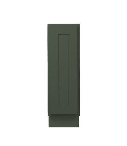 Forest Green Shaker Base Spice Rack Pullout 06" - 09"