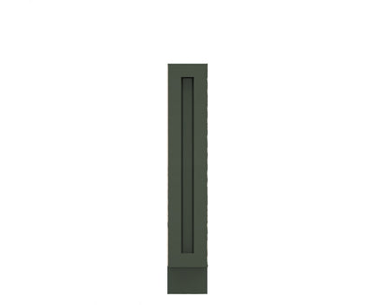 Forest Green Shaker Base Spice Rack Pullout 06" - 09"