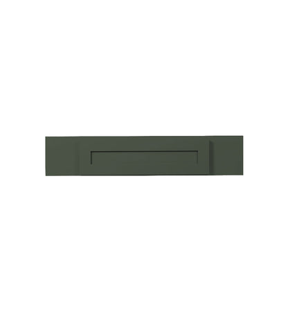 Forest Green Shaker Vanity Knee Drawer