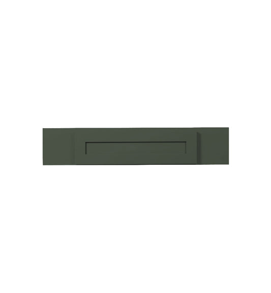 Forest Green Shaker Vanity Knee Drawer