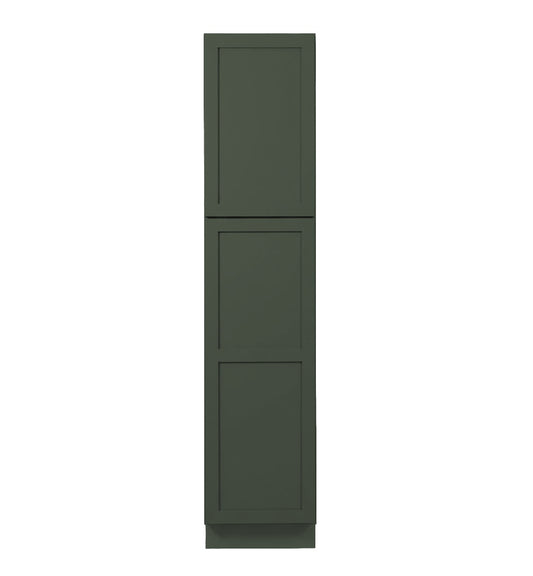 Forest Green Shaker Tall Pantry Cabinets