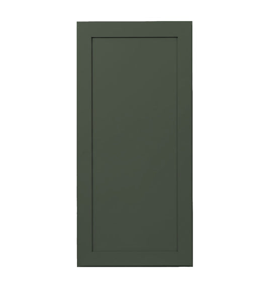 Forest Green Shaker Wall Cabinets 36" Tall - Single Door