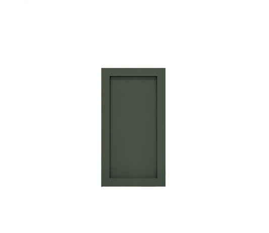 Forest Green Shaker Matching Wall End Panel