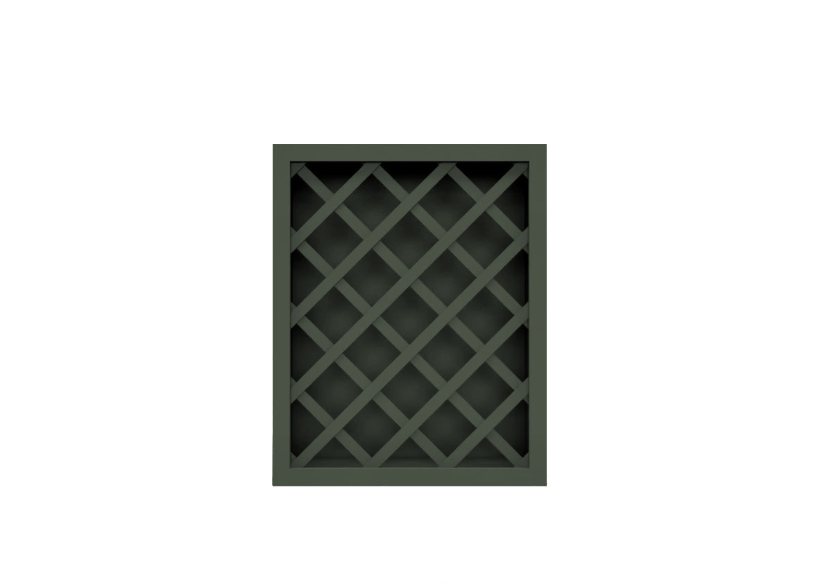 Forest Green Shaker Wine Rack