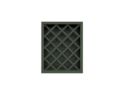 Forest Green Shaker Wine Rack