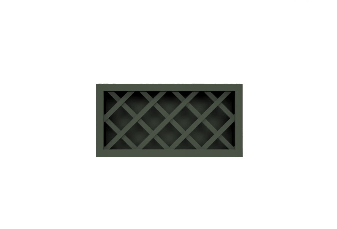 Forest Green Shaker Wine Rack