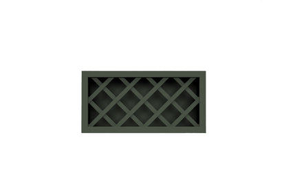 Forest Green Shaker Wine Rack