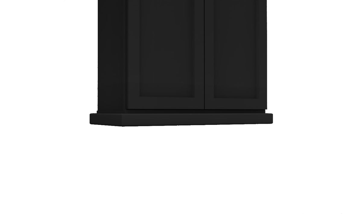 Iron Black Shaker Angle Light Rail Molding