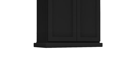 Iron Black Shaker Angle Light Rail Molding