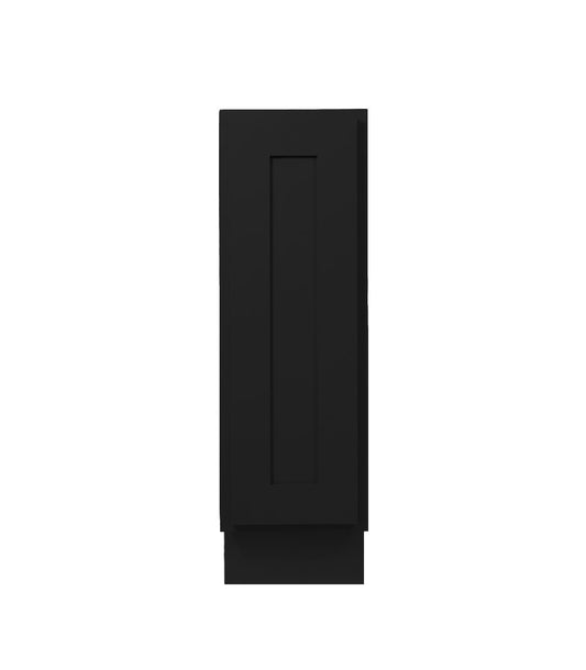Iron Black Shaker Base Spice Rack Pullout 06" - 09"