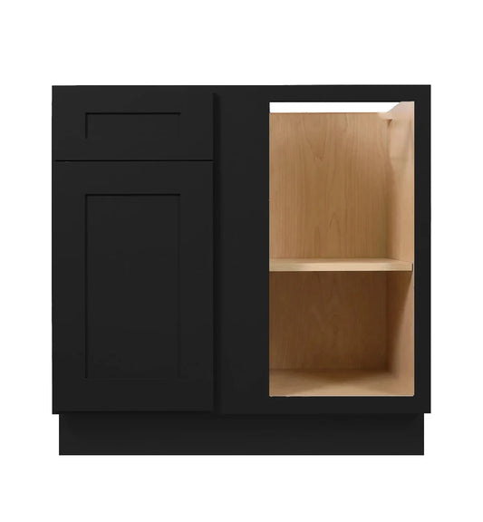Iron Black Shaker Base Blind Corner Cabinet
