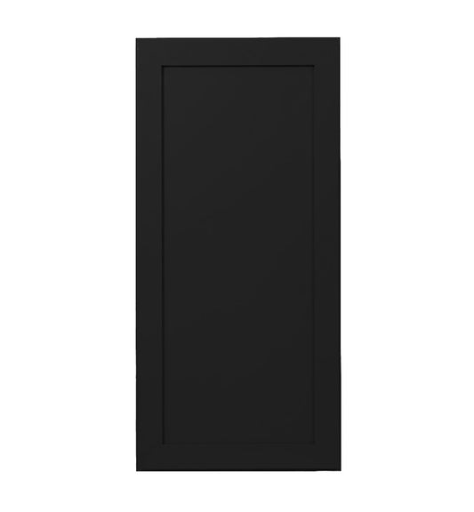 Iron Black Shaker Wall Cabinets 36" Tall - Single Door