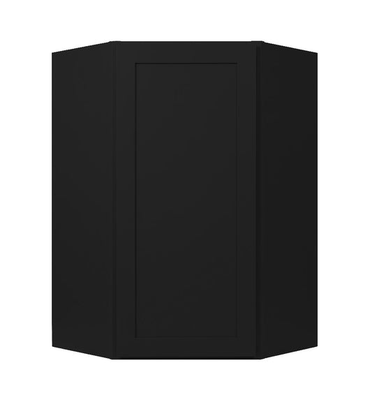 Iron Black Shaker Wall Diagonal Corner Cabinet