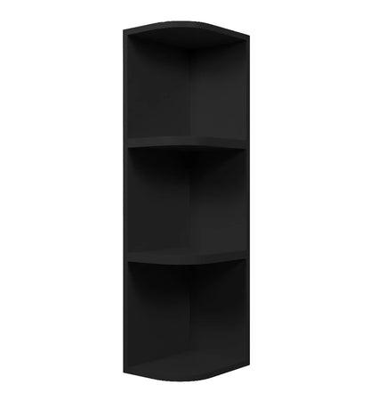 Iron Black Shaker Wall Open Shelves Cabinet