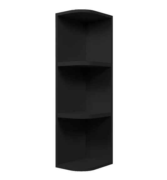 Iron Black Shaker Wall Open Shelves Cabinet