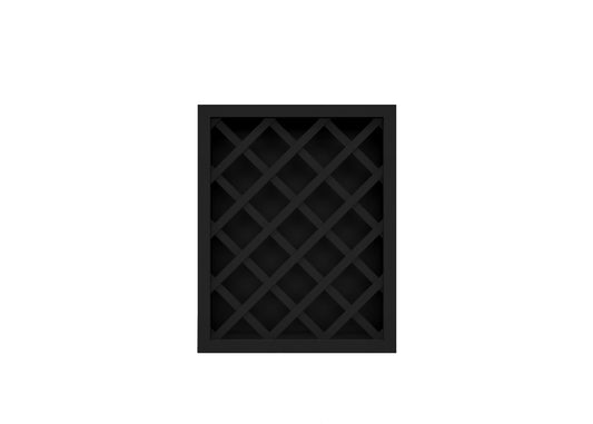 Iron Black Shaker Wine Rack