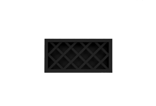 Iron Black Shaker Wine Rack