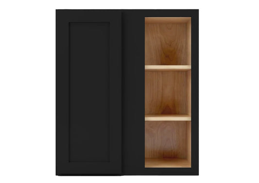 Iron Black Shaker Wall Blind Corner Cabinet 42" Tall