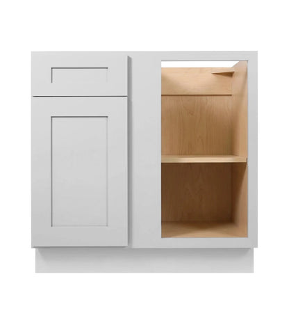 Luna (Light) Gray Shaker Base Blind Corner Cabinet