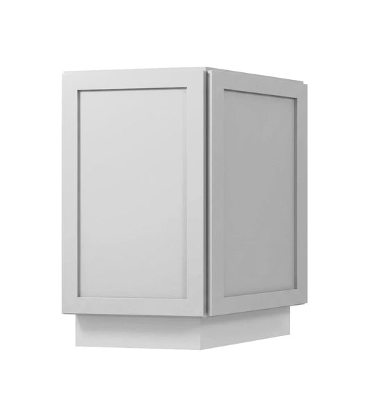 Luna (Light) Gray Shaker Base End Cabinet 24"