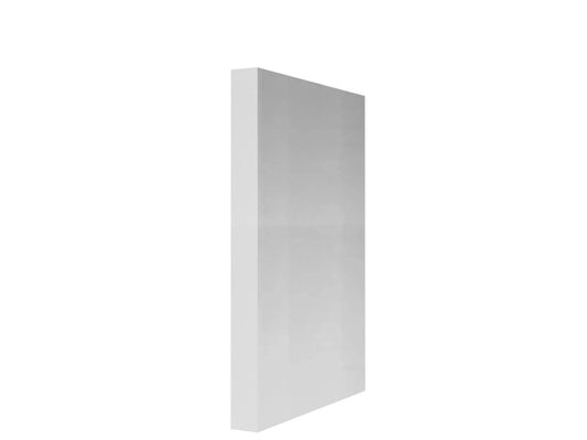 Luna (Light) Gray Shaker Refrigerator Side Panel