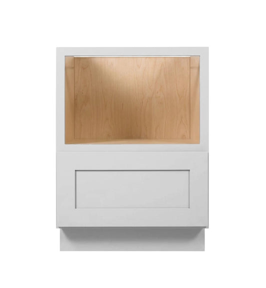 Luna (Light) Gray Shaker Base Microwave Cabinet 30"-33"