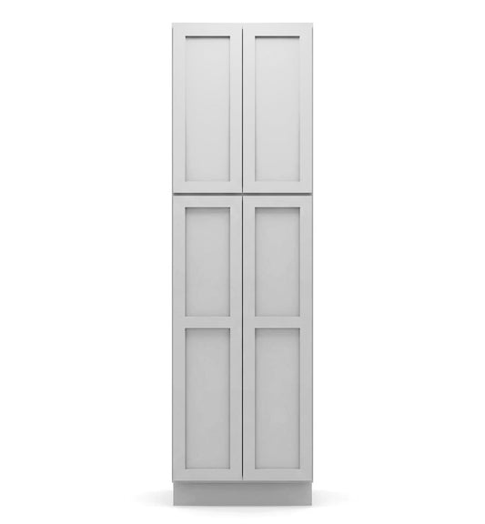 Luna (Light) Gray Shaker Tall Pantry Cabinets