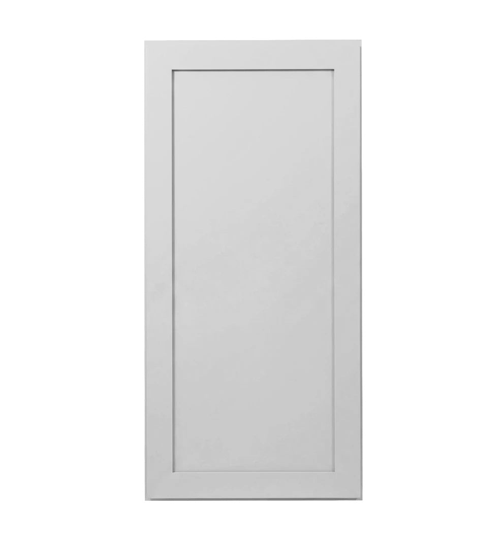 Luna (Light) Gray Shaker Wall Cabinets 36" Tall - Single Door