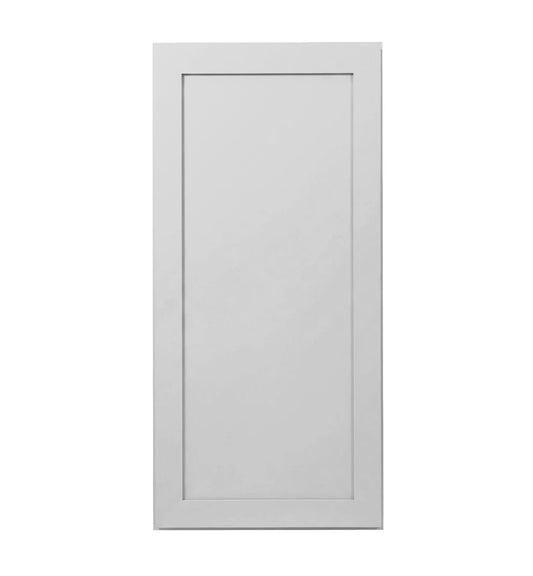 Luna (Light) Gray Shaker Wall Cabinets 36" Tall - Single Door