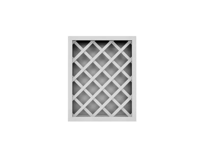 Luna (Light) Gray Shaker Wine Rack